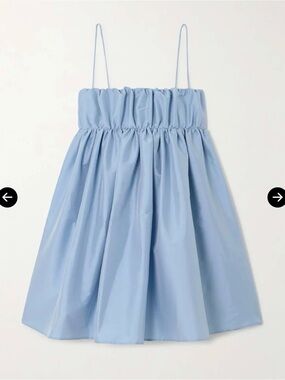 Bernadette Birgit Taffeta Mini Dress Blue IT 42